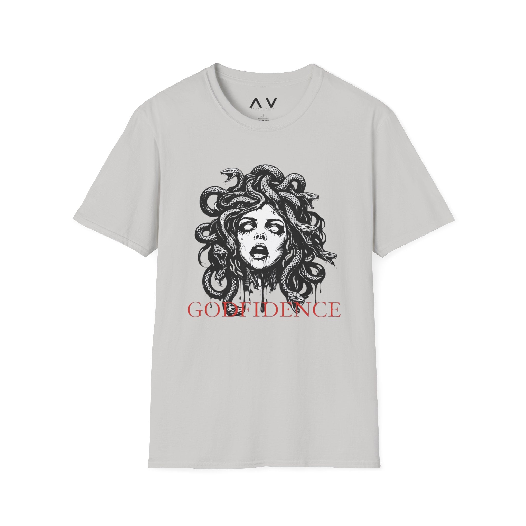 Asani VIANI Medusa Graphic T-Shirt — 'GODFIDENCE