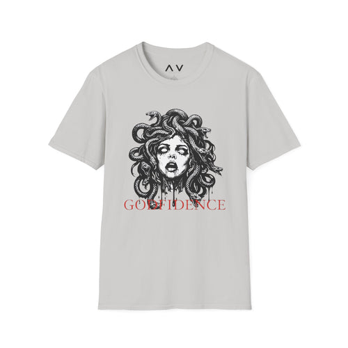 Asani VIANI Medusa Graphic T-Shirt — 'GODFIDENCE