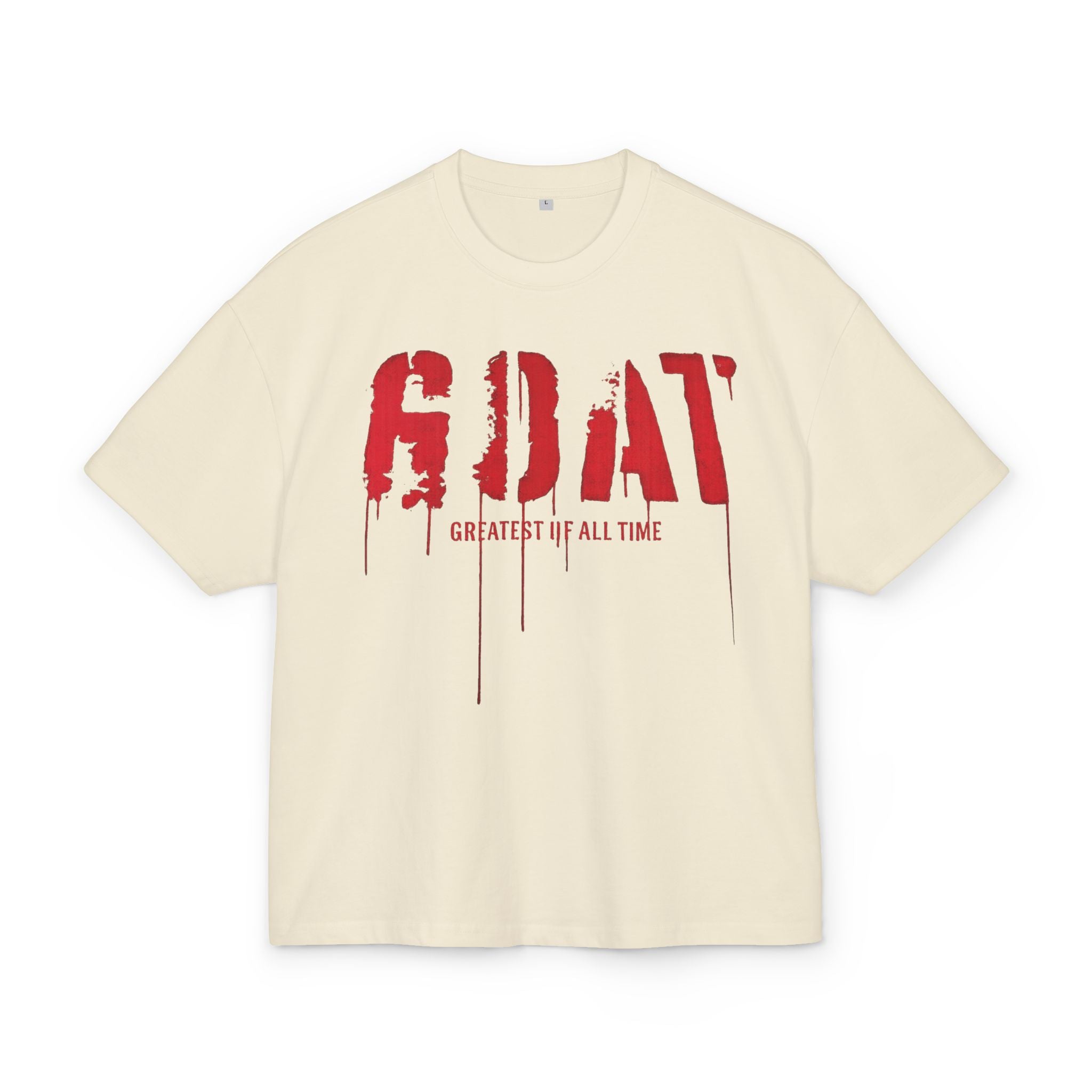 Asani viani G.O.A.T Unisex Ultra Heavy Cotton Box Tee