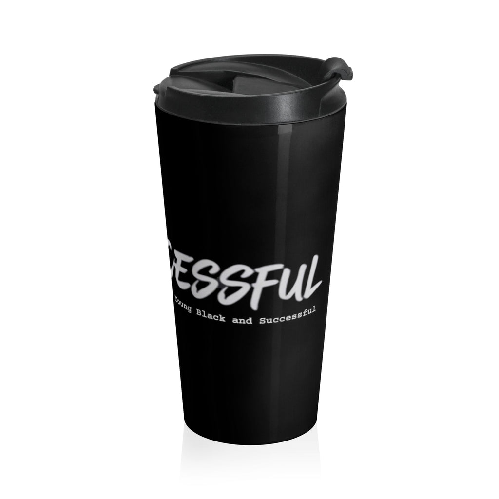 Travel Mug — 'Blackcess' Crown Stainless Steel Insulated Coffee Tumbler