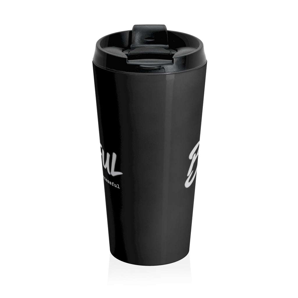 Travel Mug — 'Blackcess' Crown Stainless Steel Insulated Coffee Tumbler