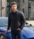 Asani Viani Men's Quilted Full-Zip Jacket (Embroidery)