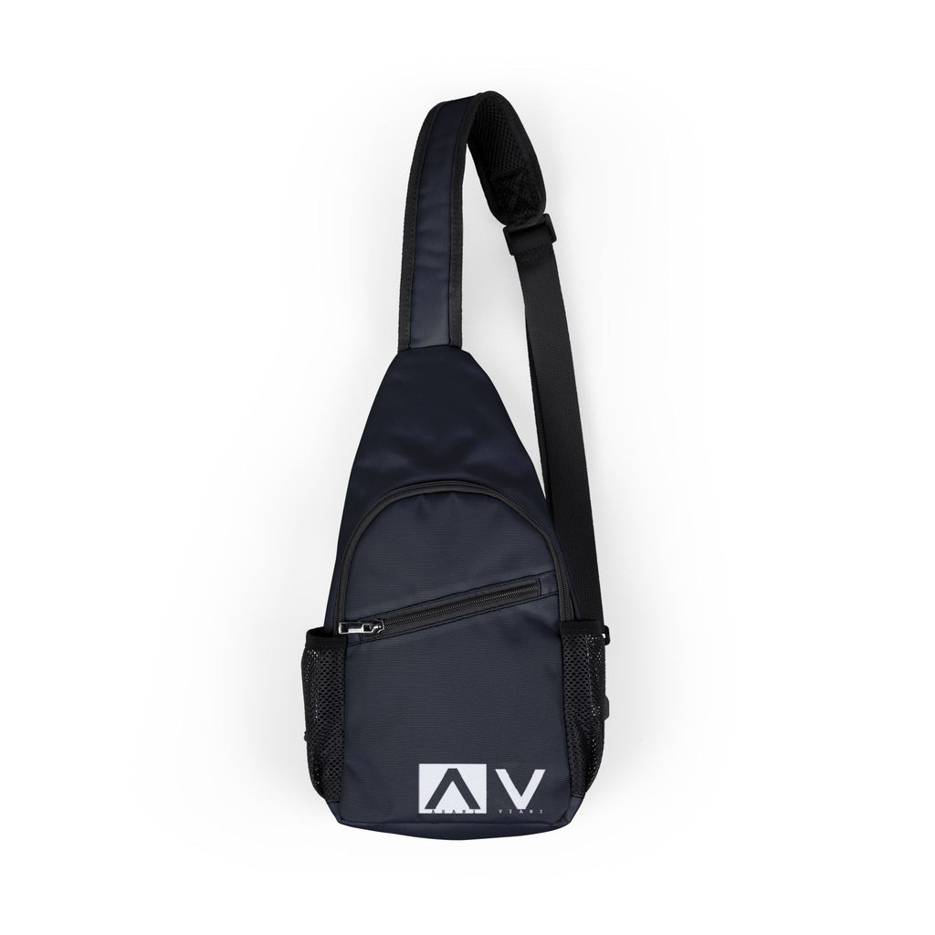Navy Sling Chest Bag – Compact Crossbody Backpack for Everyday Carry