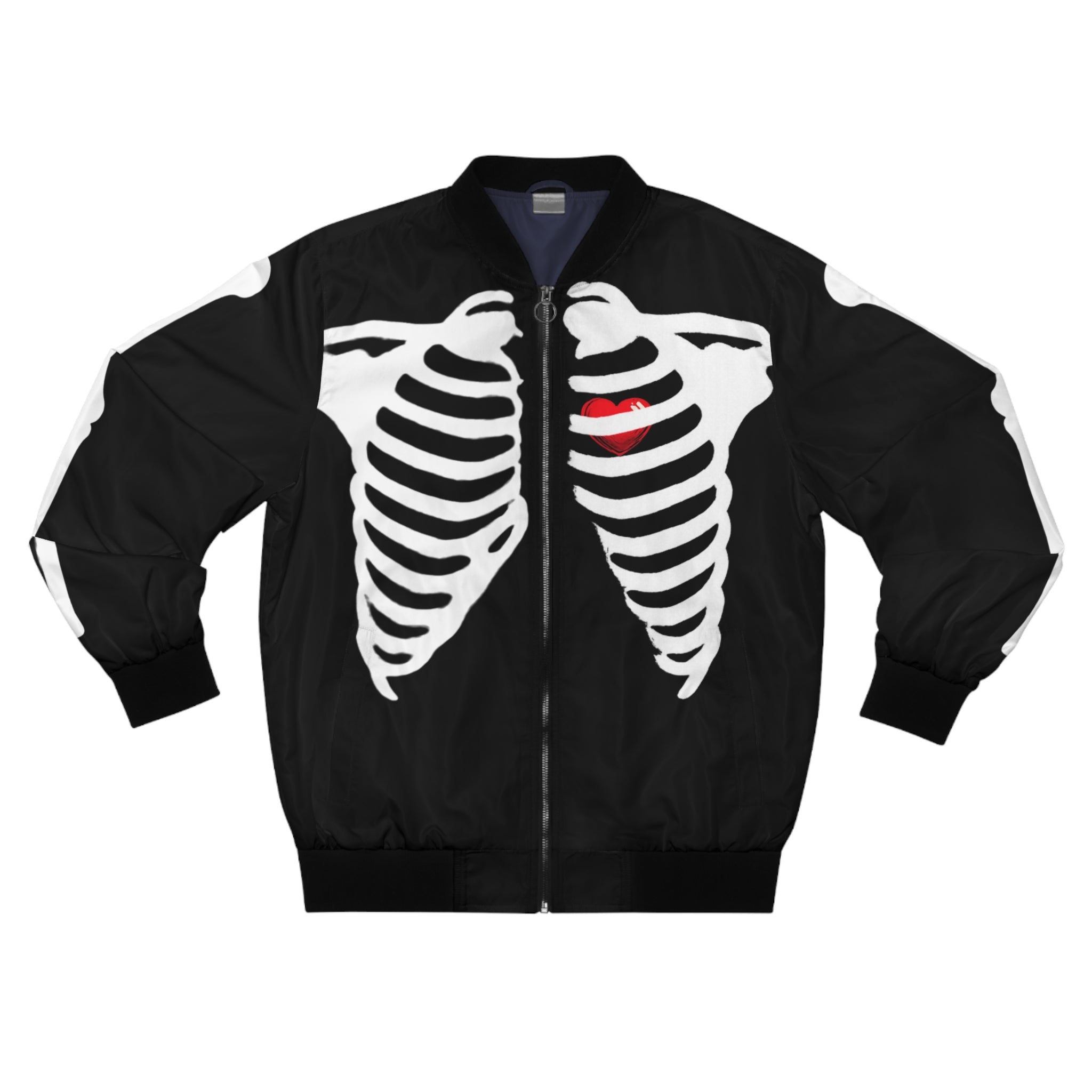 Skeleton Men's Bomber Jacket (AOP)