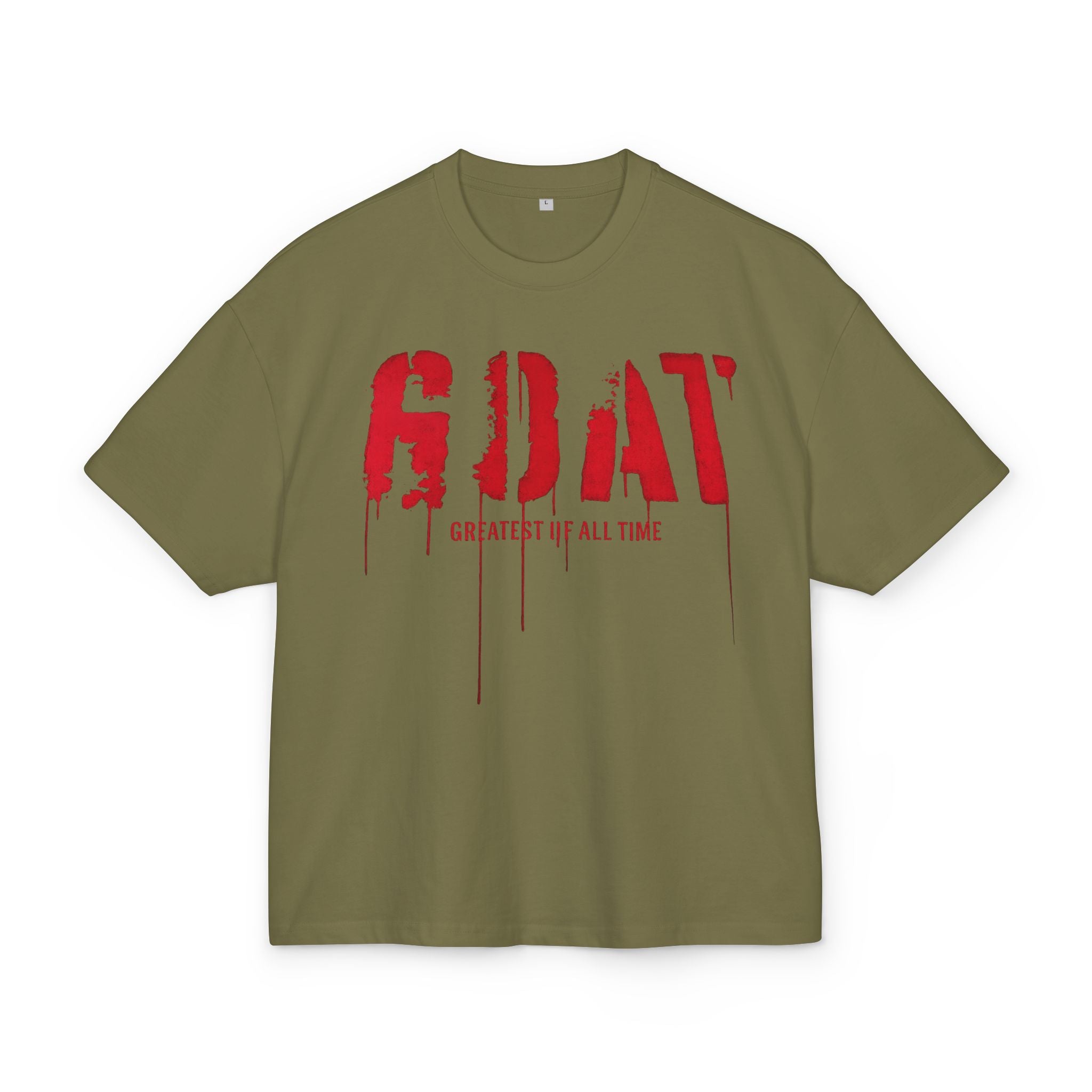 Asani viani G.O.A.T Unisex Ultra Heavy Cotton Box Tee